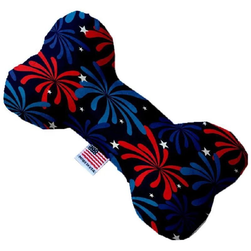 Plush Bone Dog Toy Fireworks