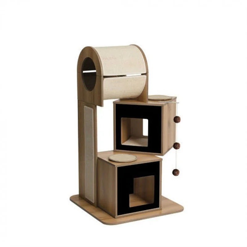 Premium Cat Furniture V-Tower - Black