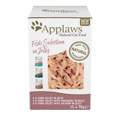 Applaws Cat Fish Multipack 12 X 70G Pouch (Multipack Fish Selection)