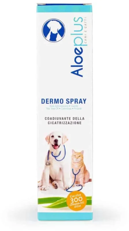 ARAVA Aloeplus spray dermatologic pentru câini şi pisici, 100ml