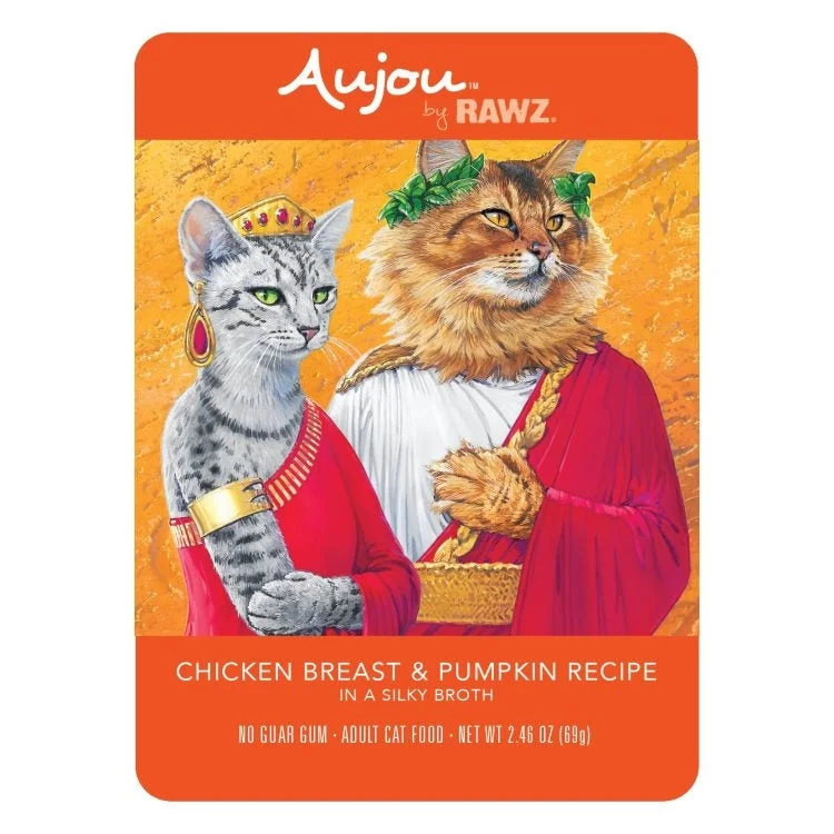 AUJOU by RAWZ Chicken Breast & Pumpkin, 69g (2.4oz) pouch