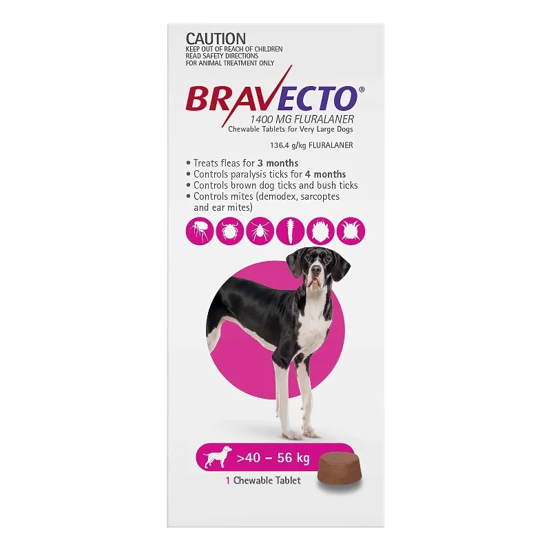 Bravecto Very Large Dog Chews 40-56kg