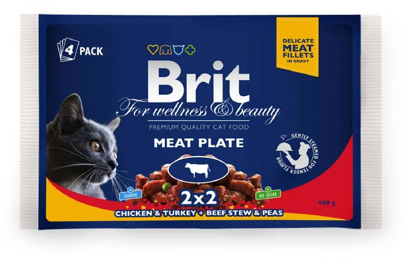 BRIT PREMIUM Mesni obrok, 400g (4x100 g)
