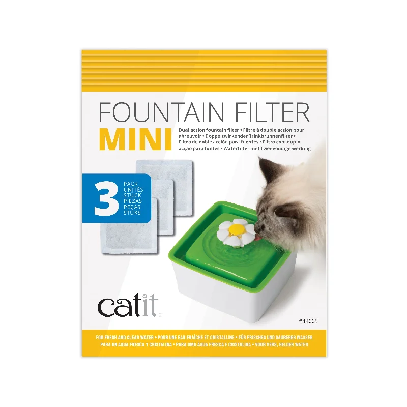 Catit 2.0 Senses Cat Flower Water Fountain Mini Cartridge 3 Pack