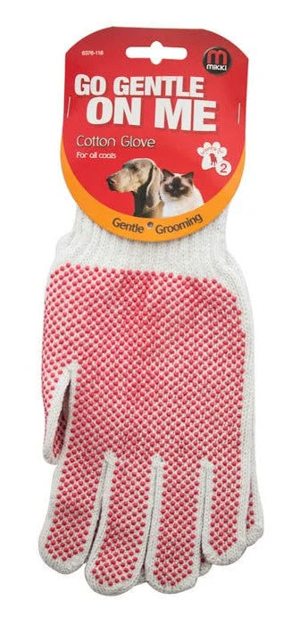 MIKKI Cotton Grooming Glove for All Coats