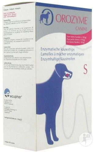 ECUPHAR Orozyme Chews S, protiv nakupljanja zubnog plaka za male pse, 224g