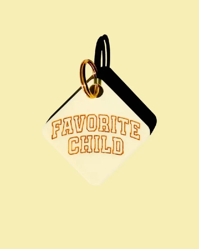 Favorite Child Acrylic Pet Tag