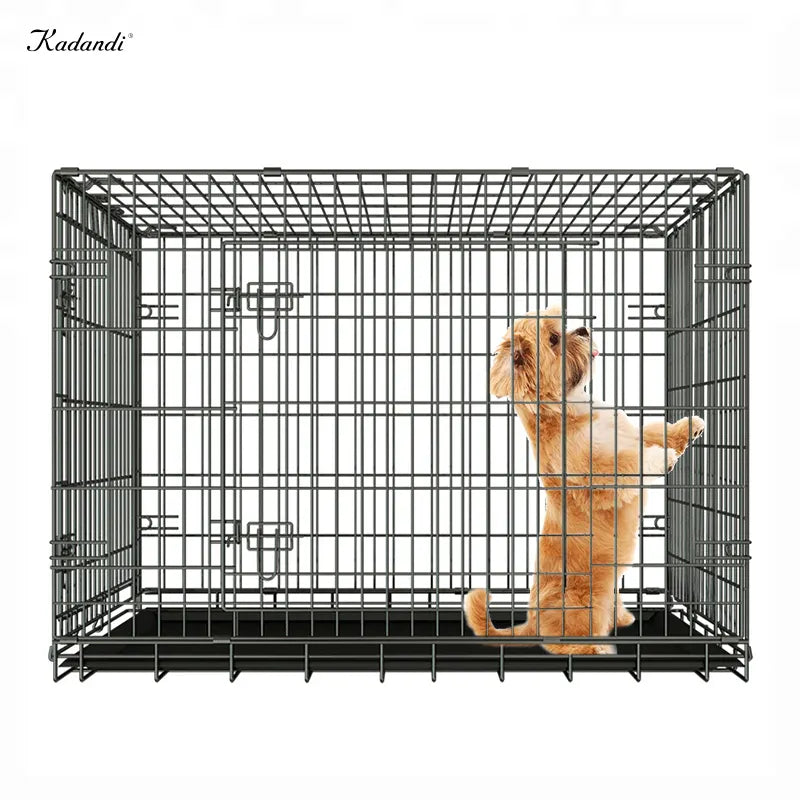 Habibi Pets Double Door Crate - 24"