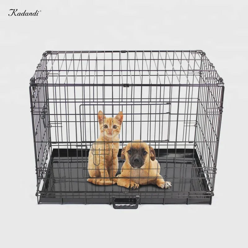 Habibi Pets Double Door Crate - 30"