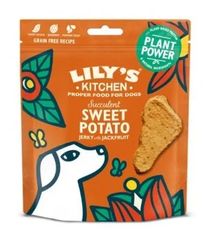 Lily's Kitchen Succulent Sweet Potato & Jackfruit Jerky Dog Treats (70g)