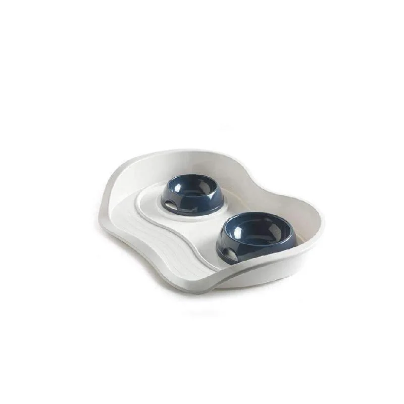Moderna Pet Menu 2*470ml bowl with tray TTT
