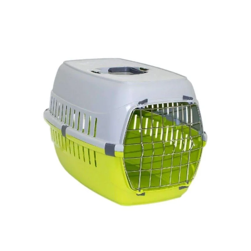 Moderna Road Runner Carrier 1-  With Spring Lock Door - Green