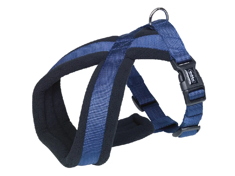 NOBBY ADJUSTABLE COMFORT HARNESS CLASSIC WAIST: 35-50 CM; W: 25/50 MM - BLUE