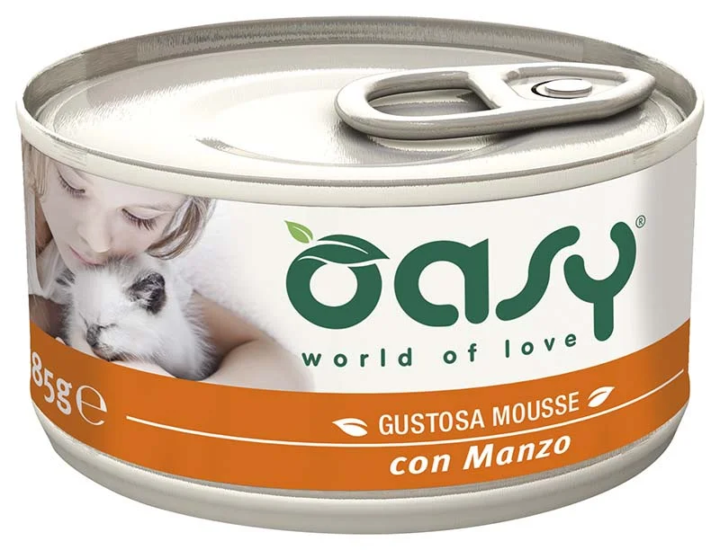 OASY Tasty Mousse s govedinom, 85g