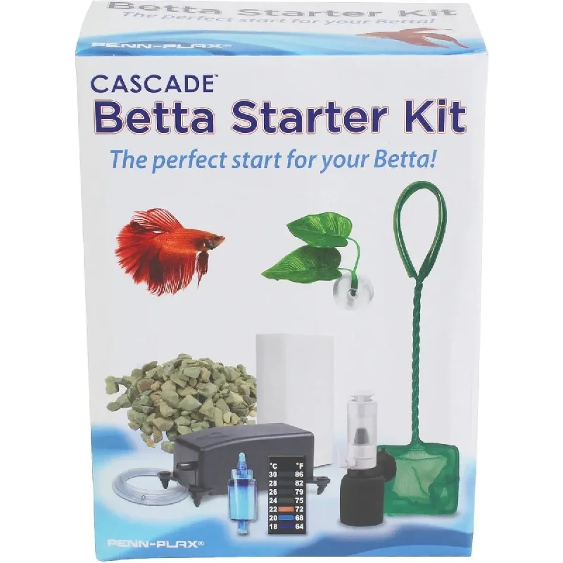 Penn-Plax Cascade Betta Fish Aquarium Starter Kit