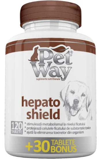 PETWAY Hepato Shield Supliment nutriţional hepato protector 100 tablete