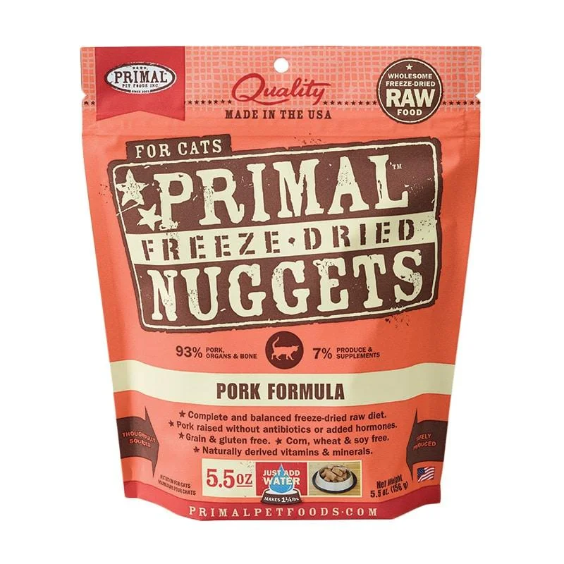 PRIMAL Freeze-Dried Pork Formula, 156g (5.5oz)