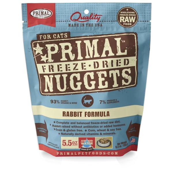 PRIMAL Freeze-Dried Rabbit Formula, 156g (5.5oz)