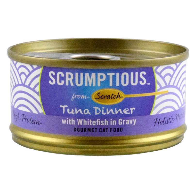 SCRUMPTIOUS Red Meat Tuna & Whitefish in Gravy, 80g