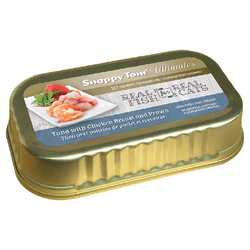 SNAPPY TOM Ultimates Tuna w/ Chicken Breast & Prawn, 85g (3oz)