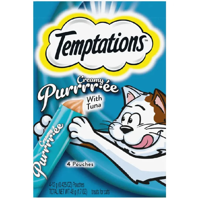 Temptations Creamy Purrrr-ee Cat Treats 1.7 oz