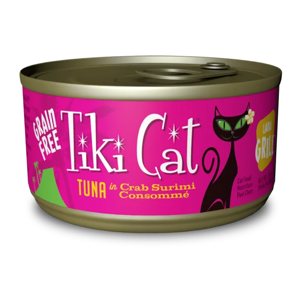 TIKI CAT Lanai Grill Tuna in Crab Surimi Consommé, 80g