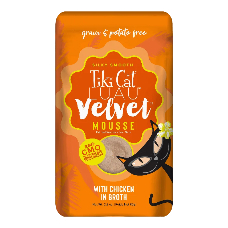 TIKI CAT Velvet Mousse Chicken, 80g pouch