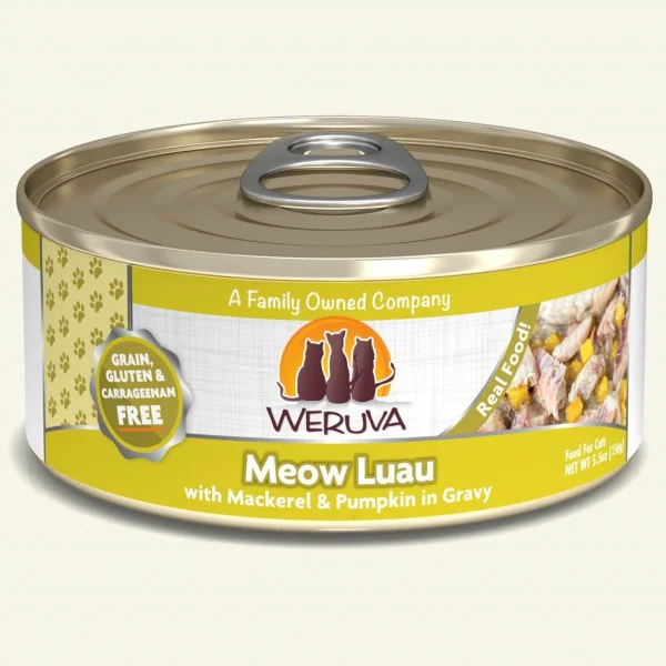 WERUVA Meow Luau Mackerel & Pumpkin in Gravy, 156g