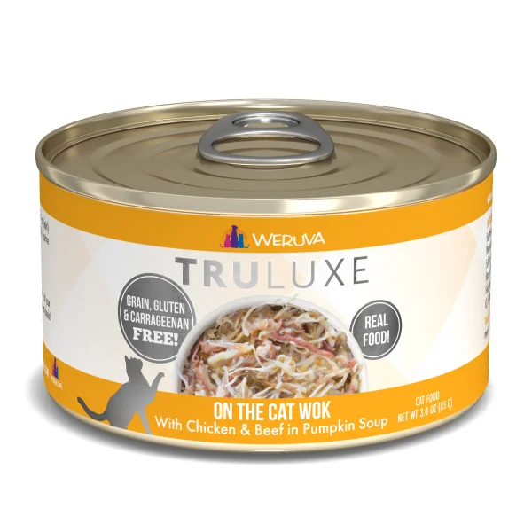 WERUVA TruLuxe On the Cat Wok Chicken & Beef in Pumpkin Soup, 85g