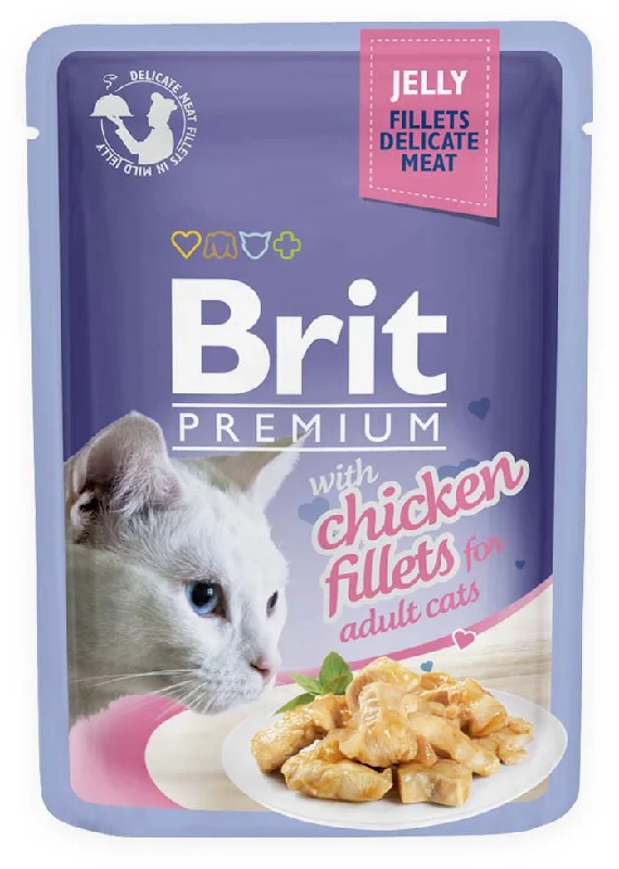 BRIT PREMIUM Fileti u želeu s piletinom, 85 g