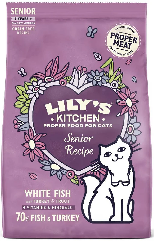 LILY'S KITCHEN SENIOR Recipe, riba i puretina s pastrvom, bez žitarica, 800g