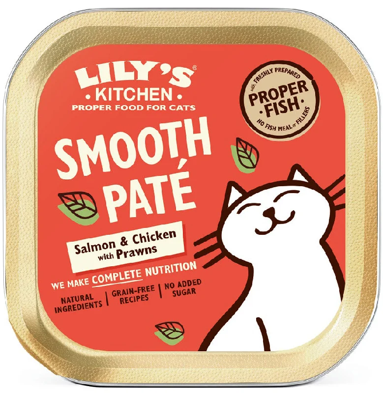 LILY'S KITCHEN Smooth Pate, losos s piletinom i kozicama, bez žitarica, 85g