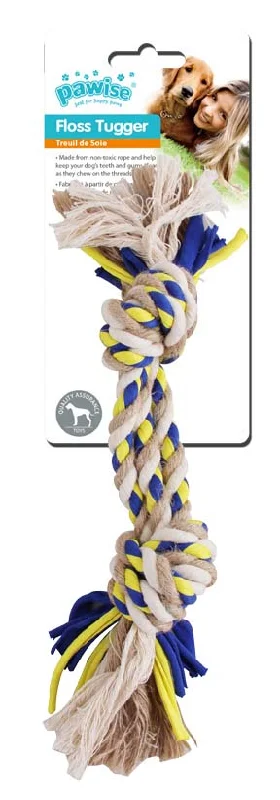 PAWISE Floss Tugger Pamučna kost 2 čvora, 30cm