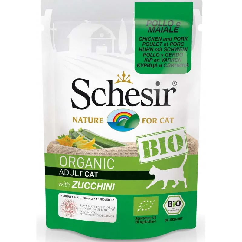 SCHESIR BIO piletina, svinjetina i tikvica, 85g