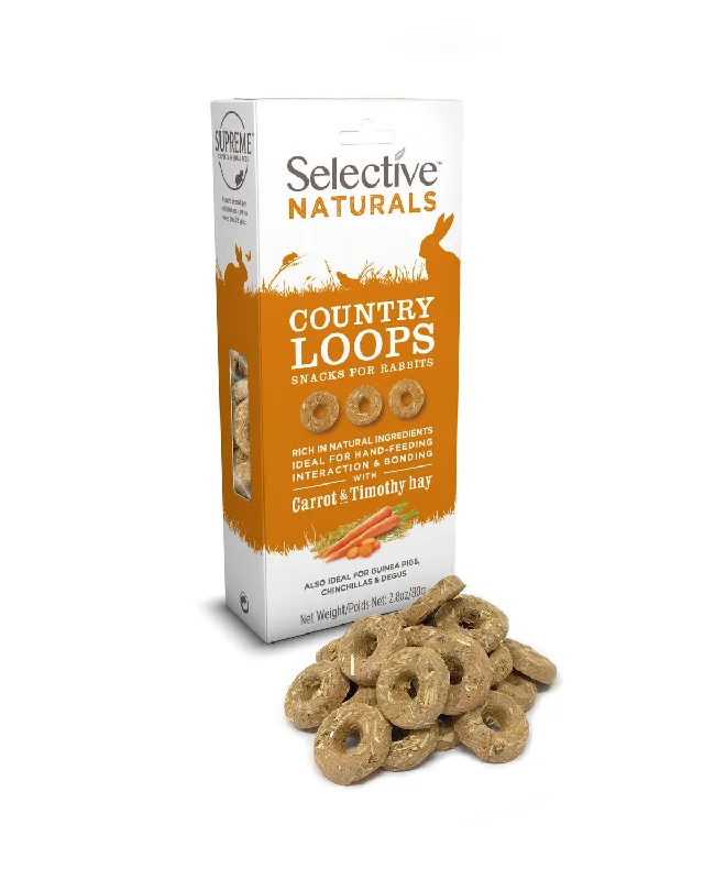 SELECTIVE NATURALS Country Loops, s livadnom mačicom i mrkvom, 80 g