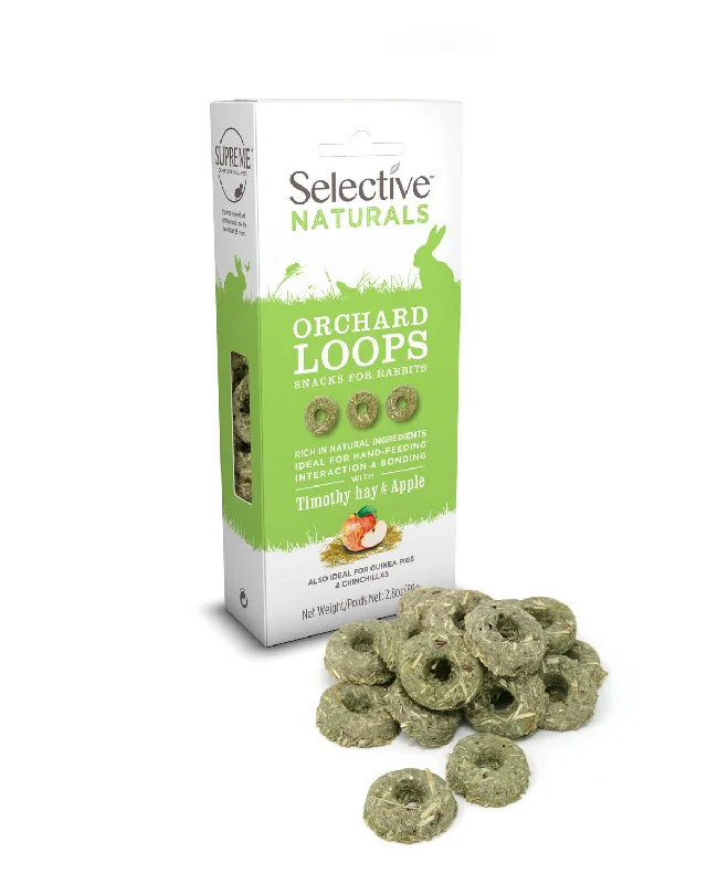 SELECTIVE NATURALS Orchard Loops, s livadnom mačicom i jabukom, 80 g