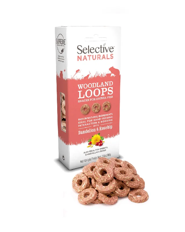 SELECTIVE NATURALS Woodland Loops, s maslačkom i šipkom, 80 g