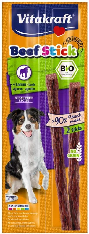 VITAKRAFT Beef Stick, s janjetinom, poslastica za pse, 2 kom/24g