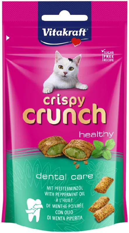 VITAKRAFT Crispy Crunch Dental Care, poslastica za mačke, 60 g