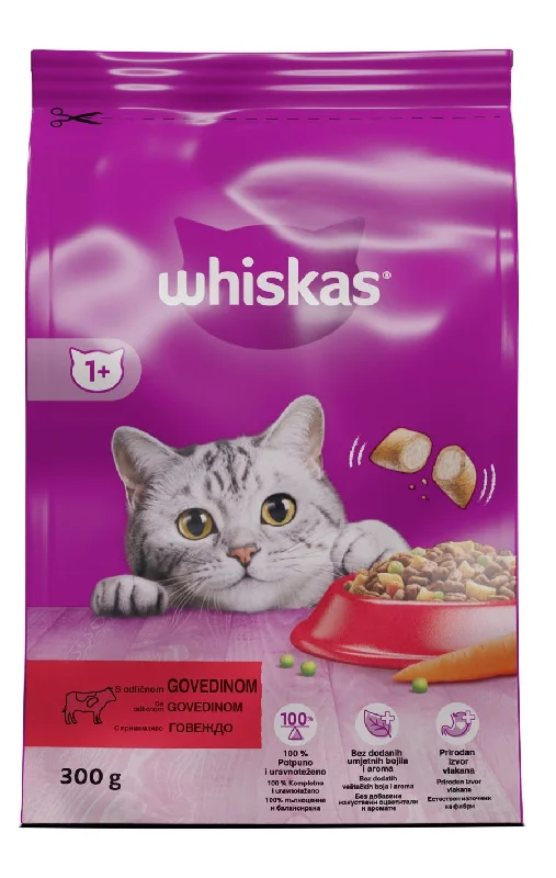 WHISKAS Govedina 1+