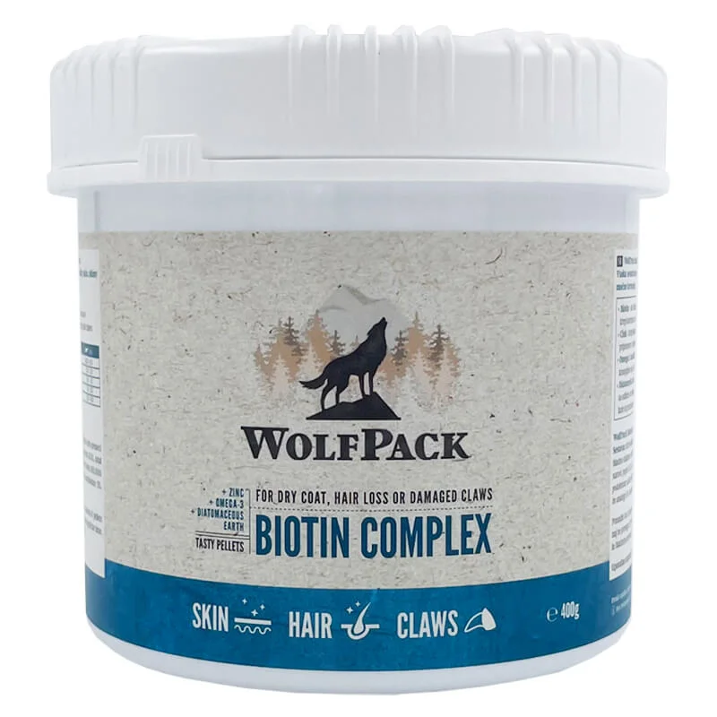 WOLFPACK Biotin complex peleti, 400g